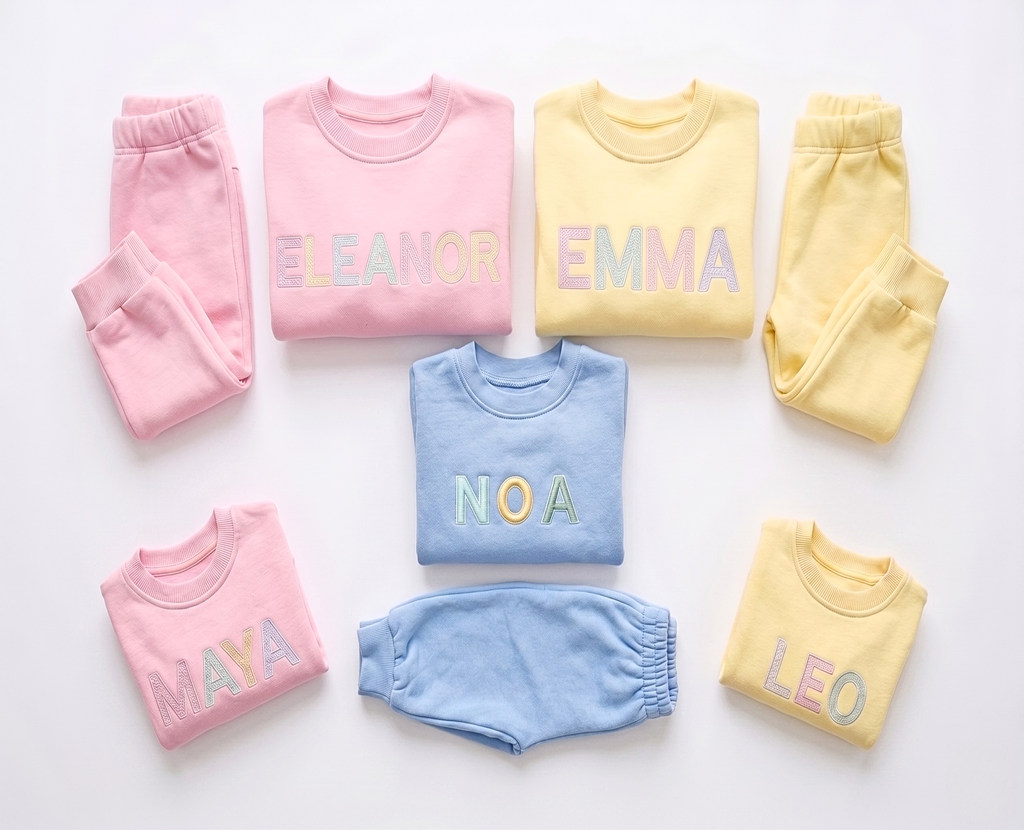 Rainbow Baby Tracksuit Set | Custom 3D Embroidery Baby SA