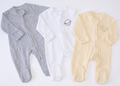 Embroidered Baby Sleepsuit | 100% Cotton | 3 Colours SA