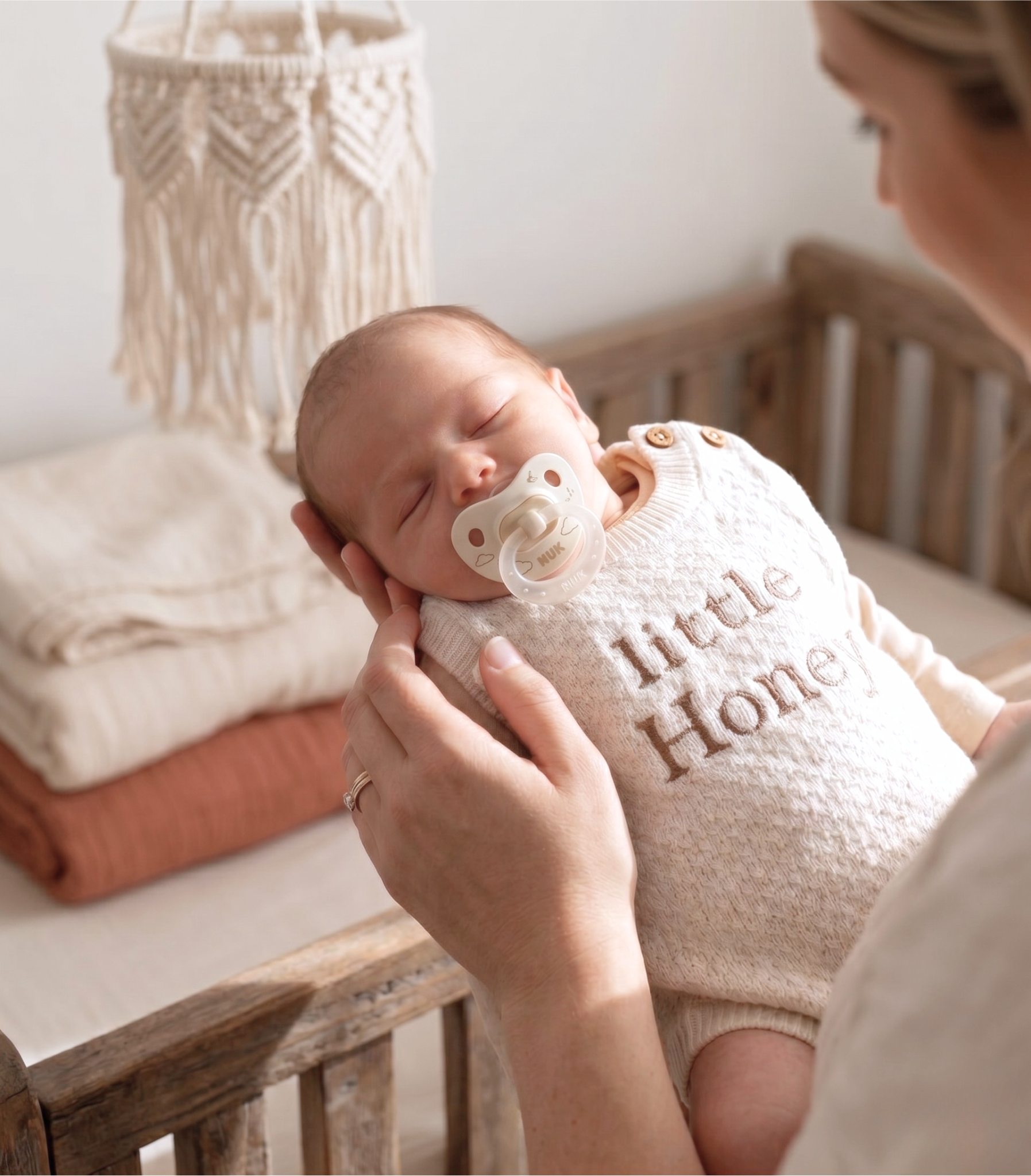 Little Honey Knit Romper Bow Set | Handmade Baby Outfit SA