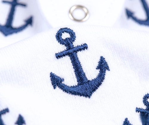 Ahoy Sailor Baby Romper & Bandana Set | Handmade Baby SA