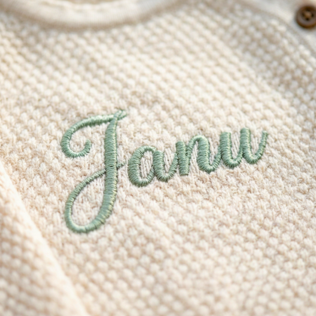 Custom Baby Name Knit Set | Personalised Handmade Baby Gift SA