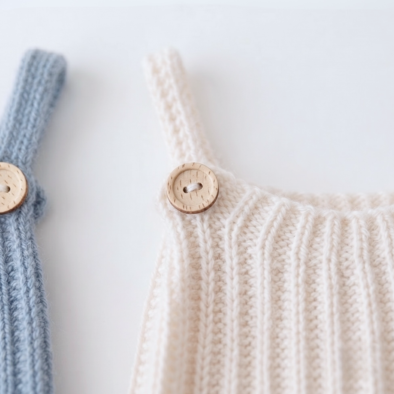 Little Merino Rib Dungarees | Handmade Baby Dungarees SA