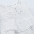 Ariana Muslin Ruffled Romper  | Baby Girl Romper SA