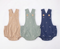 Embroidered Dinosaur Baby Romper | Handmade Baby Boy SA