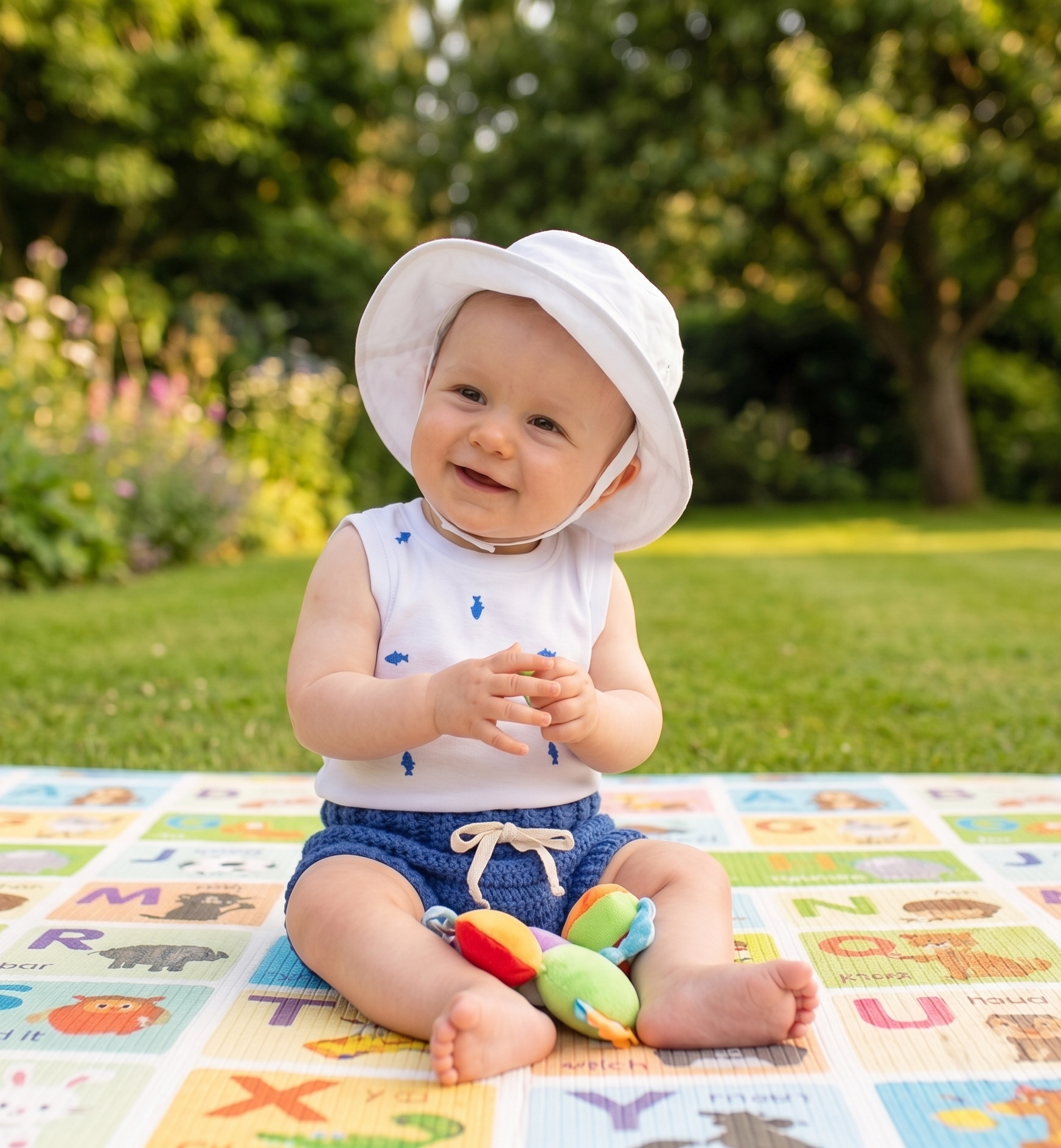 Little Boy Embroidered Bubble Romper | Handmade Baby Boy SA