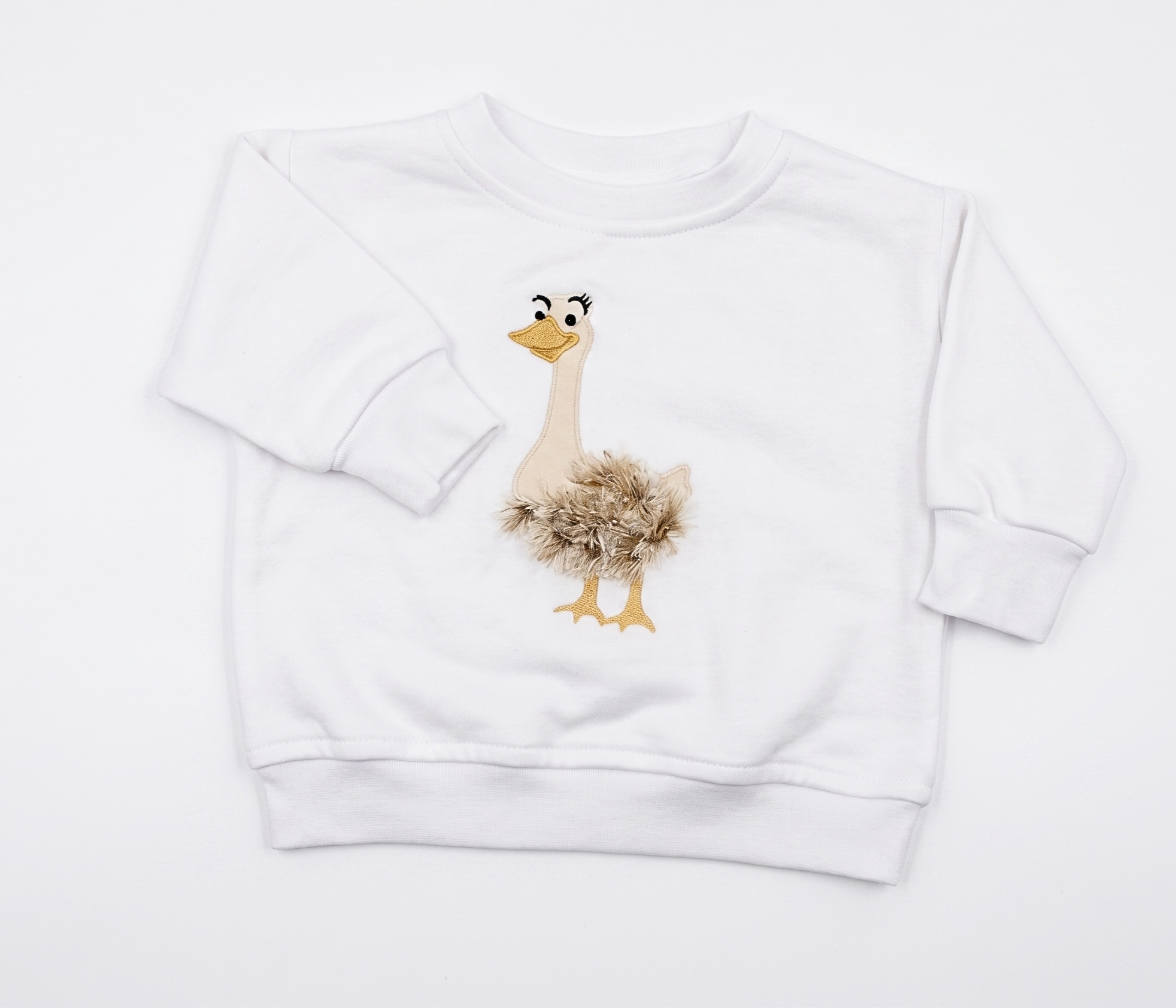 Little Fluffy Goose Baby Sweater Set | Handmade Knit SA