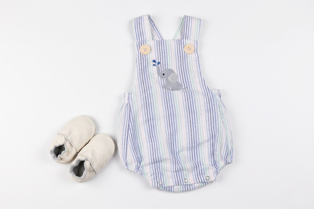 Rainbow Little Elephant Baby Romper | 100% Cotton Baby SA