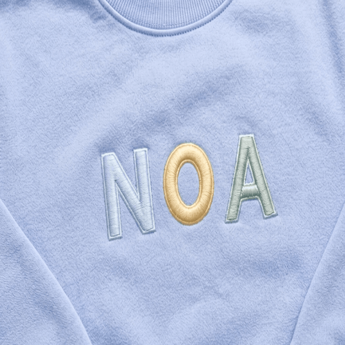 Custom 3D Embroidered Baby Tracksuit Set – Colourful Handmade Outfit by Lullave