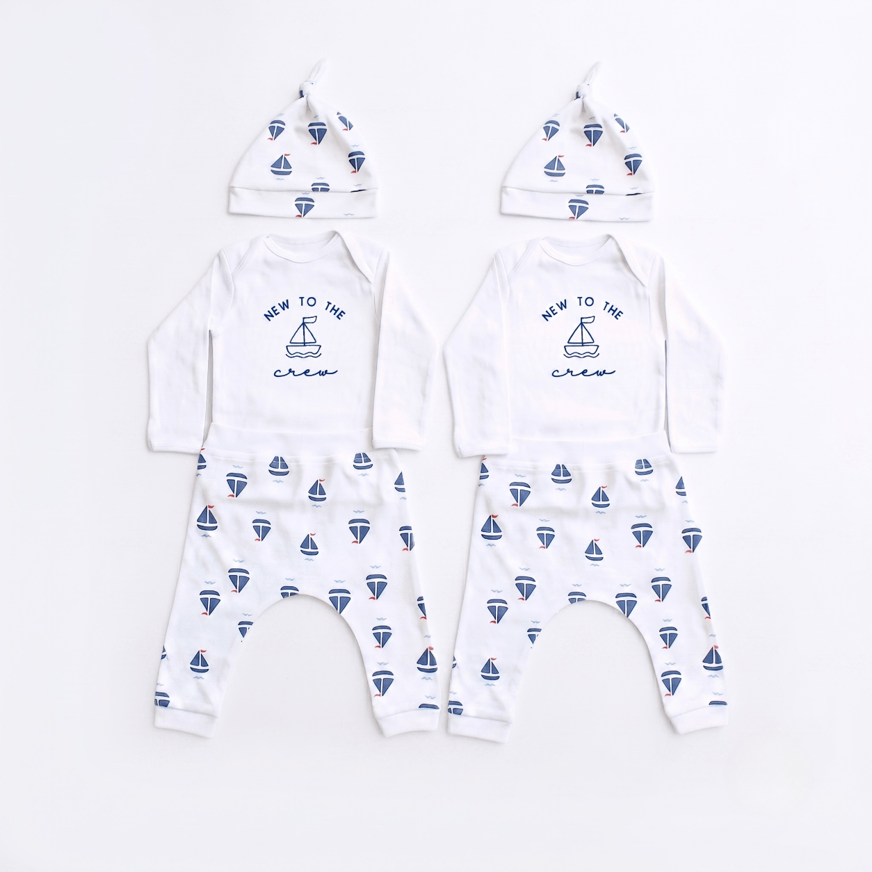 Baby Boy Gift Set New to the Crew Embroidered | Lullave – Lullave