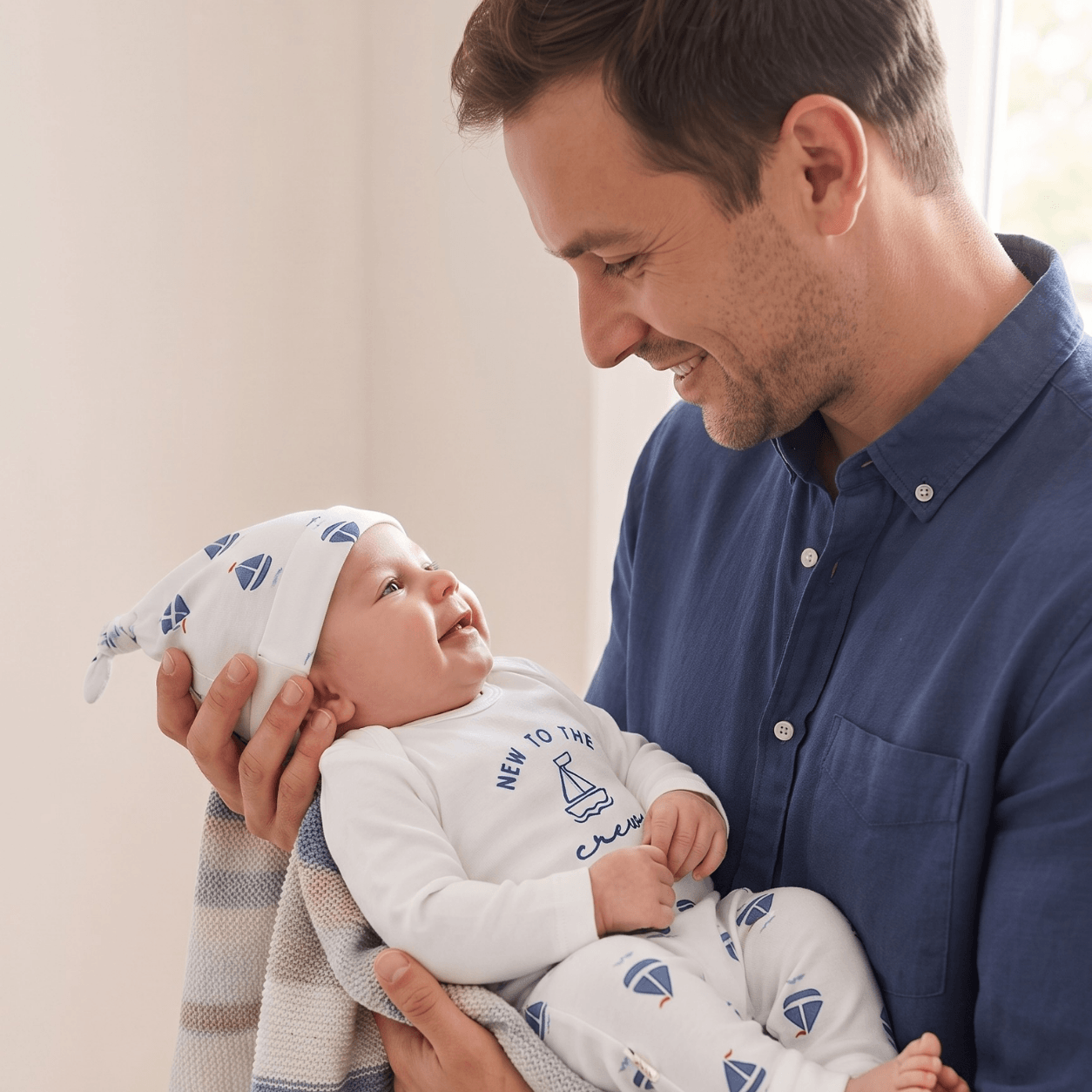 Baby boy セット Baby Boy Gift Set New to the Crew Embroidered | Lullave – Lullave