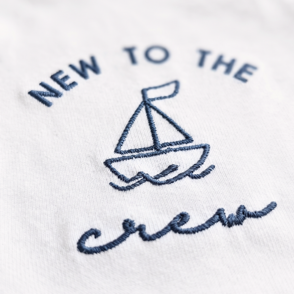 New to the Crew Embroidered Baby Boy Gift Set