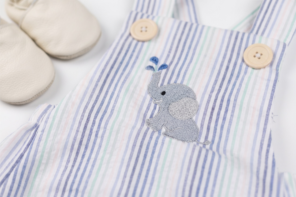 Rainbow Little Elephant Baby Romper | 100% Cotton Baby SA