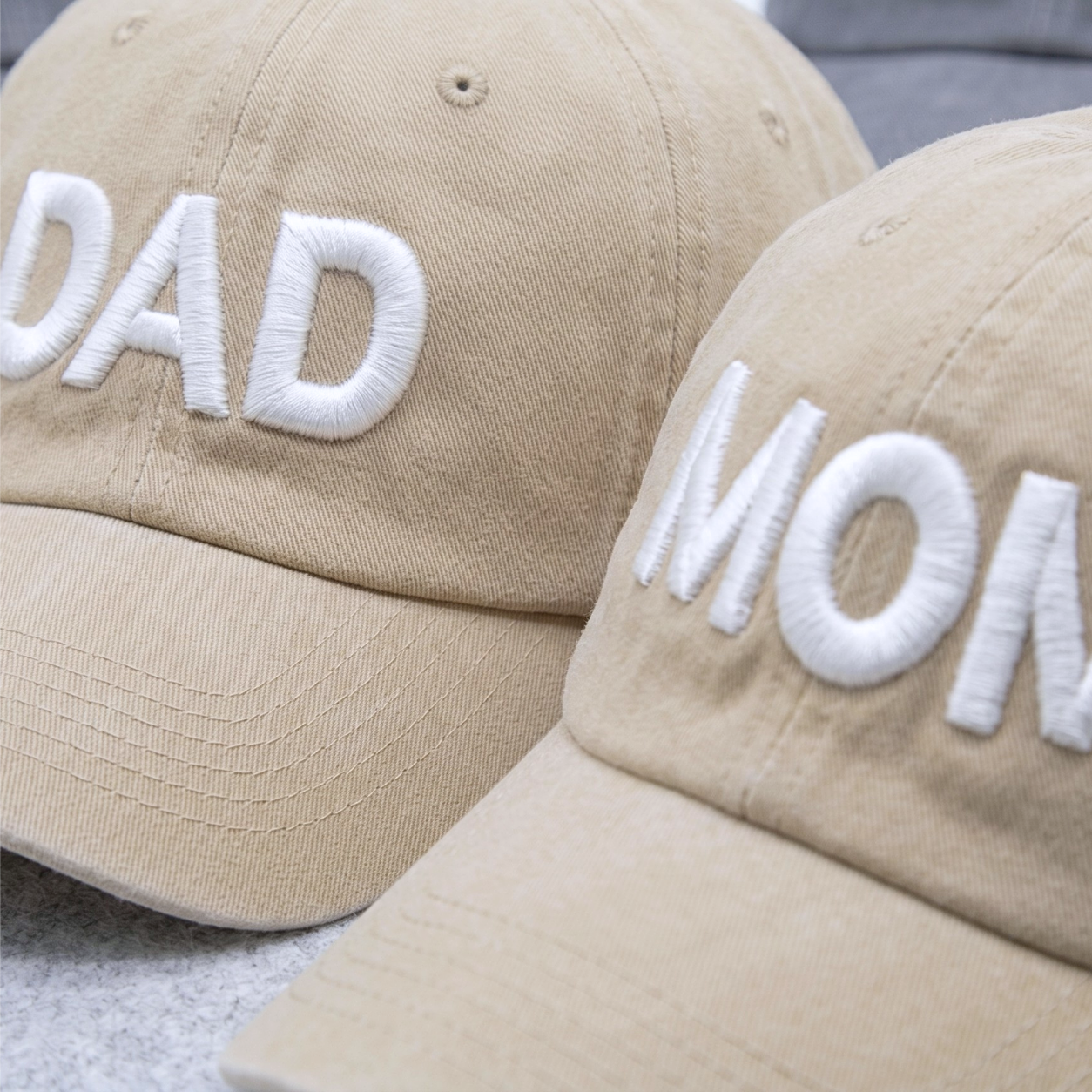 3D Embroidered Grandparent Caps | Newborn Gift SA